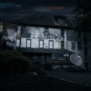 Hotel of Horror- Lake House Hotel Building Profile Exterior