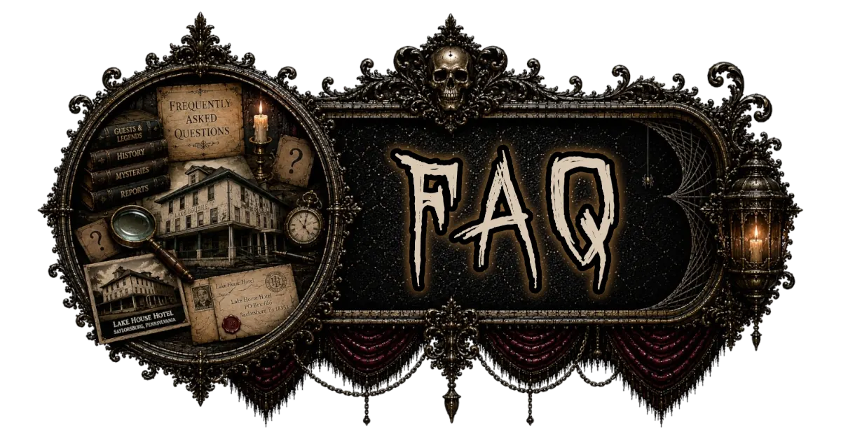 Hotel of Horror Pennsylvania FAQ button