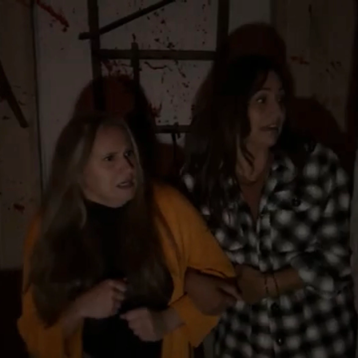 Bri-Dee-PTN-hotel-of-horror-2024-season6 Bri & Dee of Pocono Television Network startled in Hotel of Horror's Torture Room