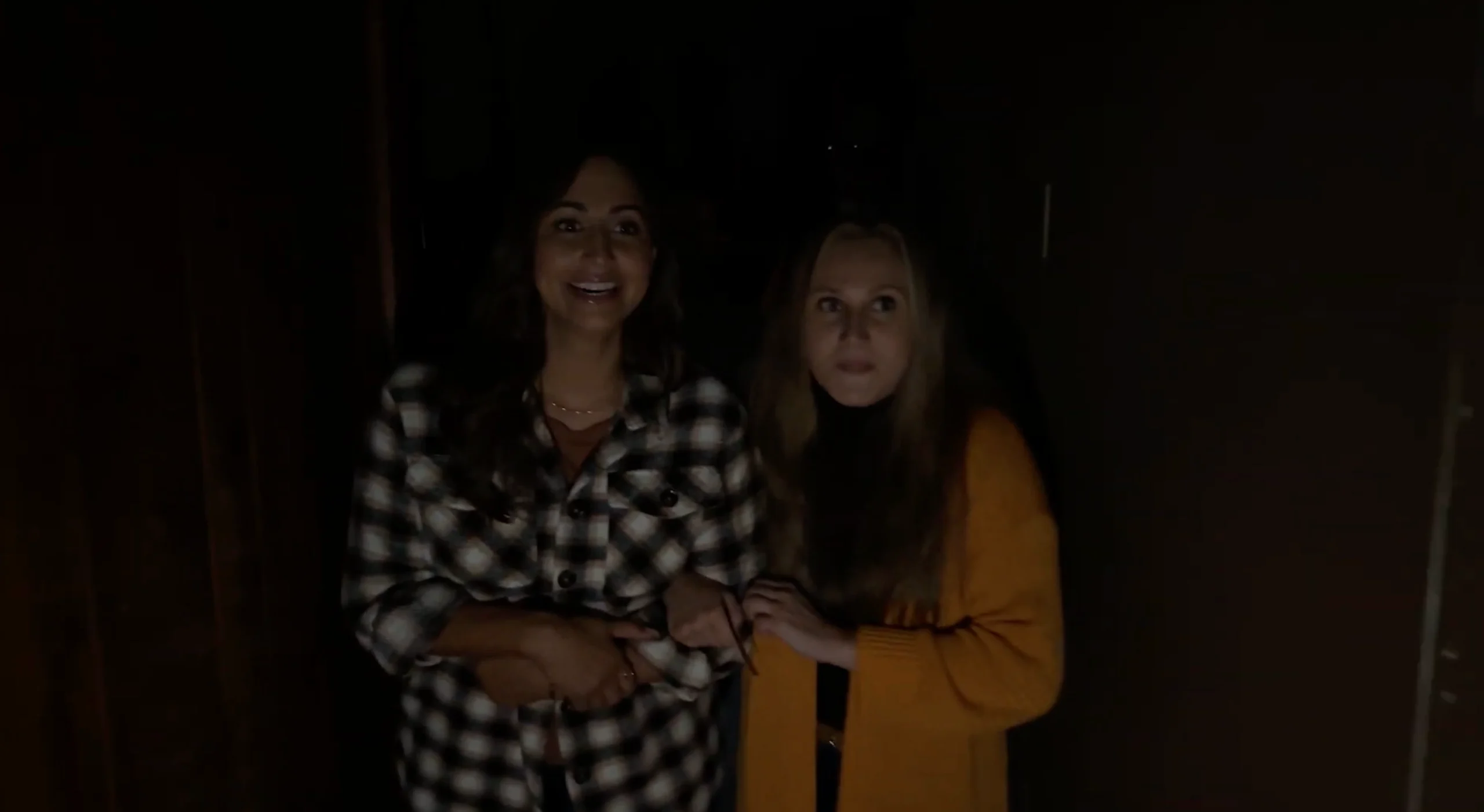 Pocono Television Network's Bri & Dee traveling through the haunted halls of The Lake House Hotel of Horror