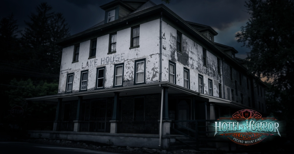 Hotel of Horror Haunted House Hotel Exterior 2025
